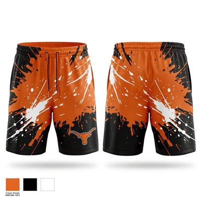 Lazbuddie longhorns Athletic Shorts With Pockets - 1