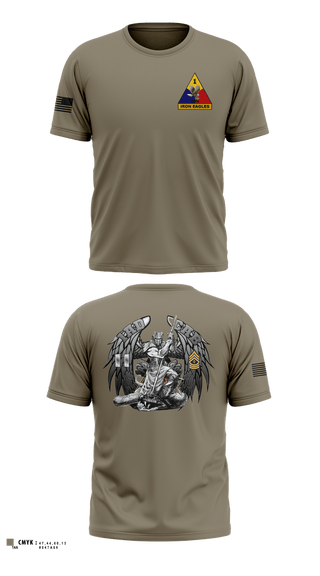 Short Sleeve Performance Shirt, HHC BDE, 1AD CAB, Army, Teamtime, Team time, sublimation, custom sports apparel, team uniforms, spirit wear, spiritwear, sports uniforms, custom shirts, team store, custom team store, fundraiser sports, apparel fundraiser