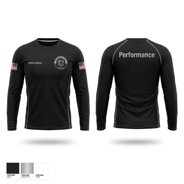 Long Sleeve Performance Shirt, Nicholasville Police Department Crisis Negotiations Team, Police, Teamtime, Team time, sublimation, custom sports apparel, team uniforms, spirit wear, spiritwear, sports uniforms, custom shirts, team store, custom team store, fundraiser sports, apparel fundraiser