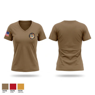 Womens Short Sleeve Vneck Shirt, Sequoyah County Sheriff’s Office, Police, Teamtime, Team time, sublimation, custom sports apparel, team uniforms, spirit wear, spiritwear, sports uniforms, custom shirts, team store, custom team store, fundraiser sports, apparel fundraiser