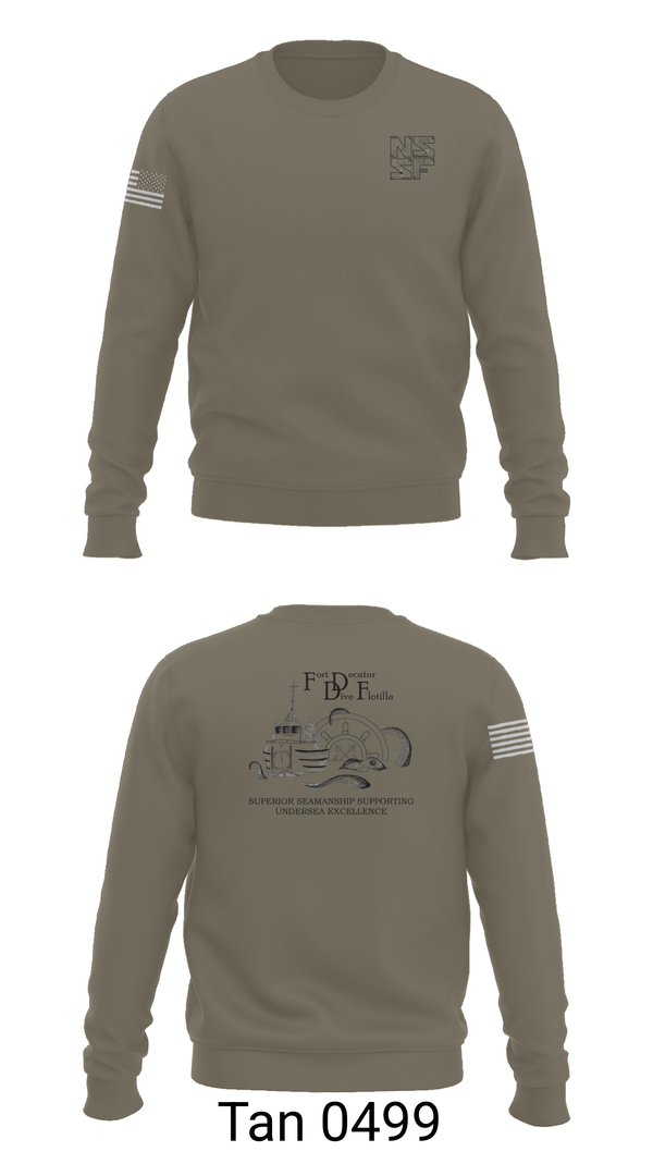 Crew Neck Sweatshirt, Naval Submarine Support Facility, Navy, Teamtime, Team time, sublimation, custom sports apparel, team uniforms, spirit wear, spiritwear, sports uniforms, custom shirts, team store, custom team store, fundraiser sports, apparel fundraiser
