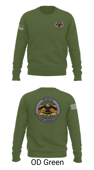 Crew Neck Sweatshirt, MICO GSB 5TH GROUP EW PLATOON, , Teamtime, Team time, sublimation, custom sports apparel, team uniforms, spirit wear, spiritwear, sports uniforms, custom shirts, team store, custom team store, fundraiser sports, apparel fundraiser