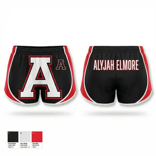 Womens Shorts, Aliquippa Quips, , Teamtime, Team time, sublimation, custom sports apparel, team uniforms, spirit wear, spiritwear, sports uniforms, custom shirts, team store, custom team store, fundraiser sports, apparel fundraiser