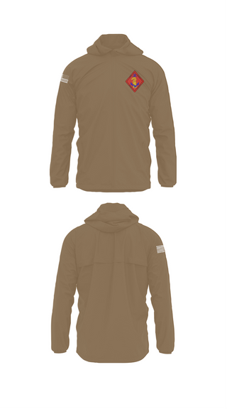 Windbreaker, Marine Det. Fort Gregg-Adams Bravo Company, , Teamtime, Team time, sublimation, custom sports apparel, team uniforms, spirit wear, spiritwear, sports uniforms, custom shirts, team store, custom team store, fundraiser sports, apparel fundraiser