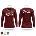 Homer Heat 75539794 Women's Long Sleeve V-neck Shirt - 1