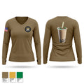 IRTP 26-010 22123169 Women's Long Sleeve V-neck Shirt - 1