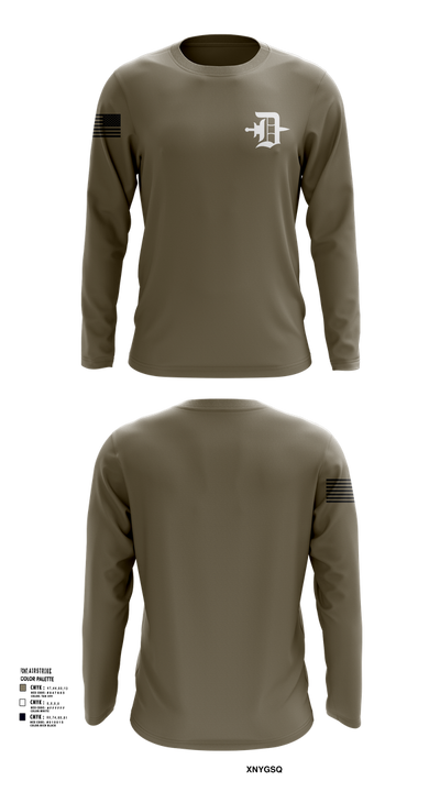 Livonia North Recruiting Station 17029649 Long Sleeve Performance Shirt 160