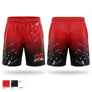 Athletic Shorts With Pockets, DownEast Outlaws, Baseball, Teamtime, Team time, sublimation, custom sports apparel, team uniforms, spirit wear, spiritwear, sports uniforms, custom shirts, team store, custom team store, fundraiser sports, apparel fundraiser