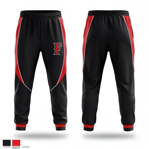 Sweatpants, Frontier, Wrestling, Teamtime, Team time, sublimation, custom sports apparel, team uniforms, spirit wear, spiritwear, sports uniforms, custom shirts, team store, custom team store, fundraiser sports, apparel fundraiser