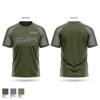 Short Sleeve Performance Shirt, Howlers, Baseball, Teamtime, Team time, sublimation, custom sports apparel, team uniforms, spirit wear, spiritwear, sports uniforms, custom shirts, team store, custom team store, fundraiser sports, apparel fundraiser