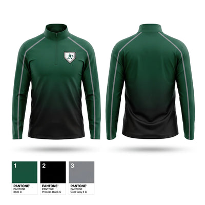 Quad City A's Quarter Zip Jacket - 1