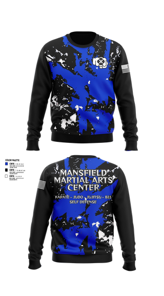 Crew Neck Sweatshirt, Mansfield Martial Arts Center, , Teamtime, Team time, sublimation, custom sports apparel, team uniforms, spirit wear, spiritwear, sports uniforms, custom shirts, team store, custom team store, fundraiser sports, apparel fundraiser