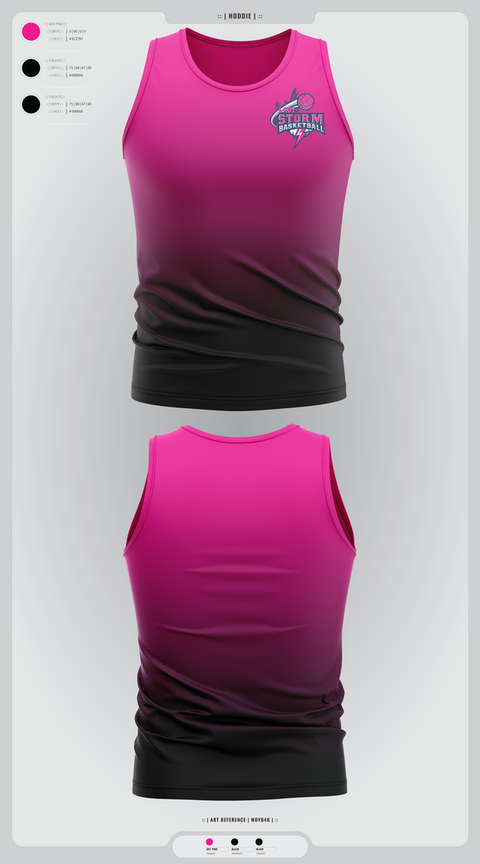 Tank Top, Lady Storm, Women's Basketball, Teamtime, Team time, sublimation, custom sports apparel, team uniforms, spirit wear, spiritwear, sports uniforms, custom shirts, team store, custom team store, fundraiser sports, apparel fundraiser