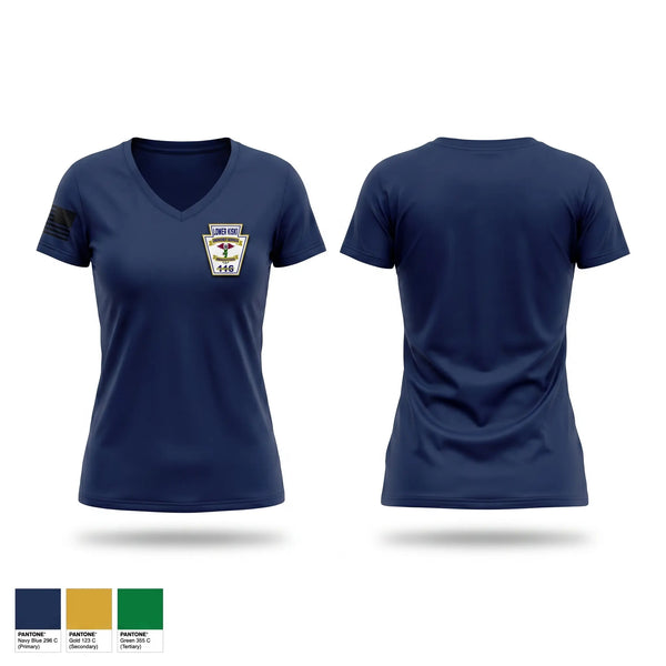 Womens Short Sleeve Vneck Shirt, Lower Kiski Ambulance Service, EMS/EMT, Teamtime, Team time, sublimation, custom sports apparel, team uniforms, spirit wear, spiritwear, sports uniforms, custom shirts, team store, custom team store, fundraiser sports, apparel fundraiser