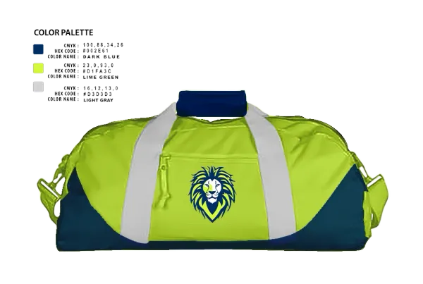 Duffle Bag, Lions, , Teamtime, Team time, sublimation, custom sports apparel, team uniforms, spirit wear, spiritwear, sports uniforms, custom shirts, team store, custom team store, fundraiser sports, apparel fundraiser