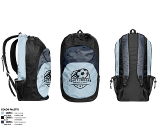 Gear Bag, Idiot Jokers, Men's Soccer, Teamtime, Team time, sublimation, custom sports apparel, team uniforms, spirit wear, spiritwear, sports uniforms, custom shirts, team store, custom team store, fundraiser sports, apparel fundraiser