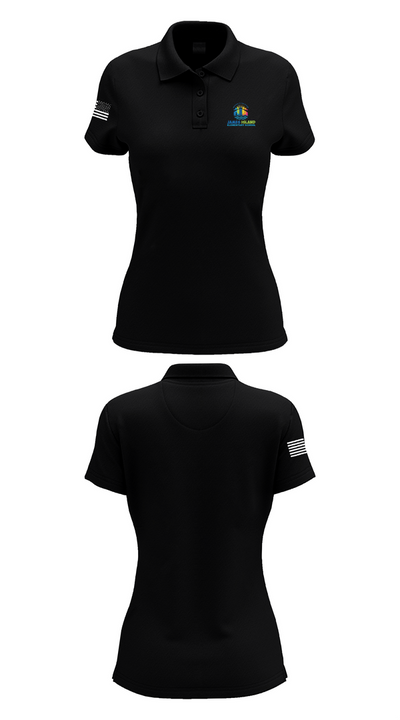 James Island Elementary School 89808231 Women's Short Sleeve Performance Polo  - 36