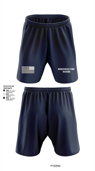 Athletic Shorts With Pockets, Nokesville Fire Rescue, Fire Department, Teamtime, Team time, sublimation, custom sports apparel, team uniforms, spirit wear, spiritwear, sports uniforms, custom shirts, team store, custom team store, fundraiser sports, apparel fundraiser