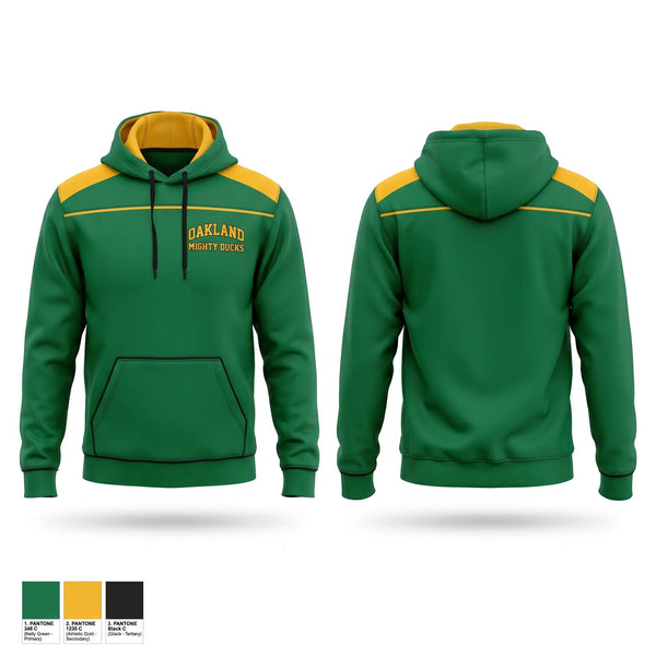 Hoodie, Oakland Mighty Ducks, , Teamtime, Team time, sublimation, custom sports apparel, team uniforms, spirit wear, spiritwear, sports uniforms, custom shirts, team store, custom team store, fundraiser sports, apparel fundraiser