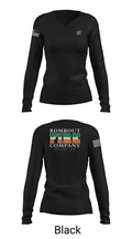 Rombout Fire Company 55932597 Women's Long Sleeve V-neck Shirt - 23