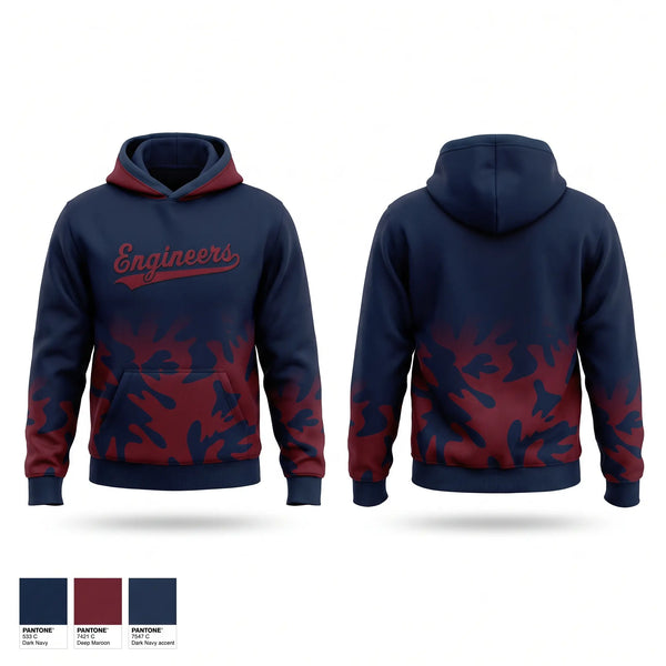 Hoodie, Engineers, Baseball, Teamtime, Team time, sublimation, custom sports apparel, team uniforms, spirit wear, spiritwear, sports uniforms, custom shirts, team store, custom team store, fundraiser sports, apparel fundraiser