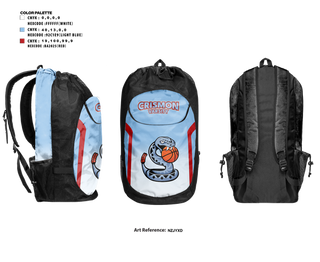 Gear Bag, Crismon Rattlers, Women's Basketball, Teamtime, Team time, sublimation, custom sports apparel, team uniforms, spirit wear, spiritwear, sports uniforms, custom shirts, team store, custom team store, fundraiser sports, apparel fundraiser