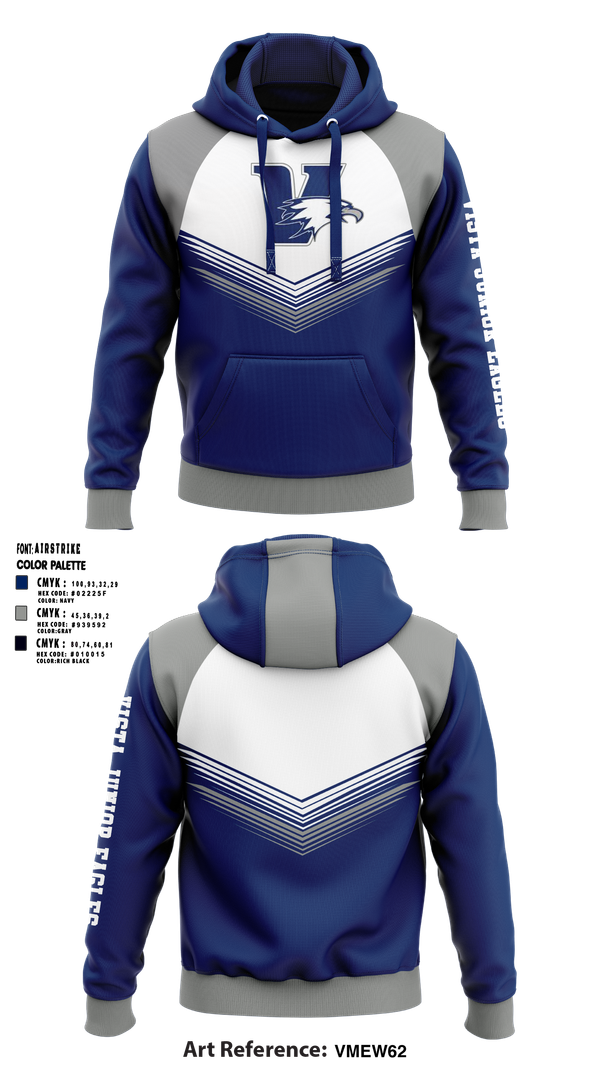 Hoodie, Vista Junior Eagles, , Teamtime, Team time, sublimation, custom sports apparel, team uniforms, spirit wear, spiritwear, sports uniforms, custom shirts, team store, custom team store, fundraiser sports, apparel fundraiser