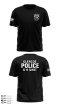 GLENCOE POLICE DEPARTMENT K9 67742238 Old School Cotton Feel Shirt - 3