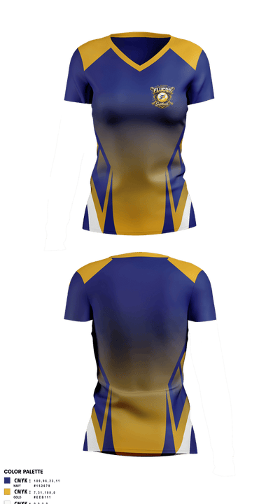 Fluvanna Middle School Softball 32439267 Women's Short Sleeve V-neck Shirt - 7