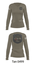 South Haven Beach Enforcement 75381907 Women's Long Sleeve V-neck Shirt - 11