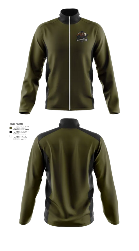 Fleece Jacket, Slapsquatch, Ice Hockey, Teamtime, Team time, sublimation, custom sports apparel, team uniforms, spirit wear, spiritwear, sports uniforms, custom shirts, team store, custom team store, fundraiser sports, apparel fundraiser