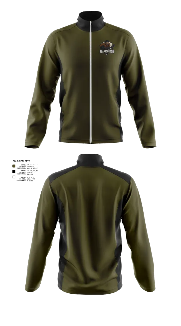 Fleece Jacket, Slapsquatch, Ice Hockey, Teamtime, Team time, sublimation, custom sports apparel, team uniforms, spirit wear, spiritwear, sports uniforms, custom shirts, team store, custom team store, fundraiser sports, apparel fundraiser