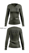 Springfield Ohio SWAT Women's Long Sleeve V-neck Shirt - 11