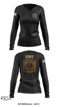 Panhandle EMS 92749562 Women's Long Sleeve V-neck Shirt - 2