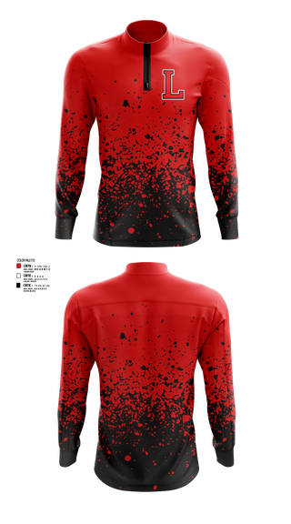 Quarter Zip Jacket, Lexington High School, Track & Field, Teamtime, Team time, sublimation, custom sports apparel, team uniforms, spirit wear, spiritwear, sports uniforms, custom shirts, team store, custom team store, fundraiser sports, apparel fundraiser