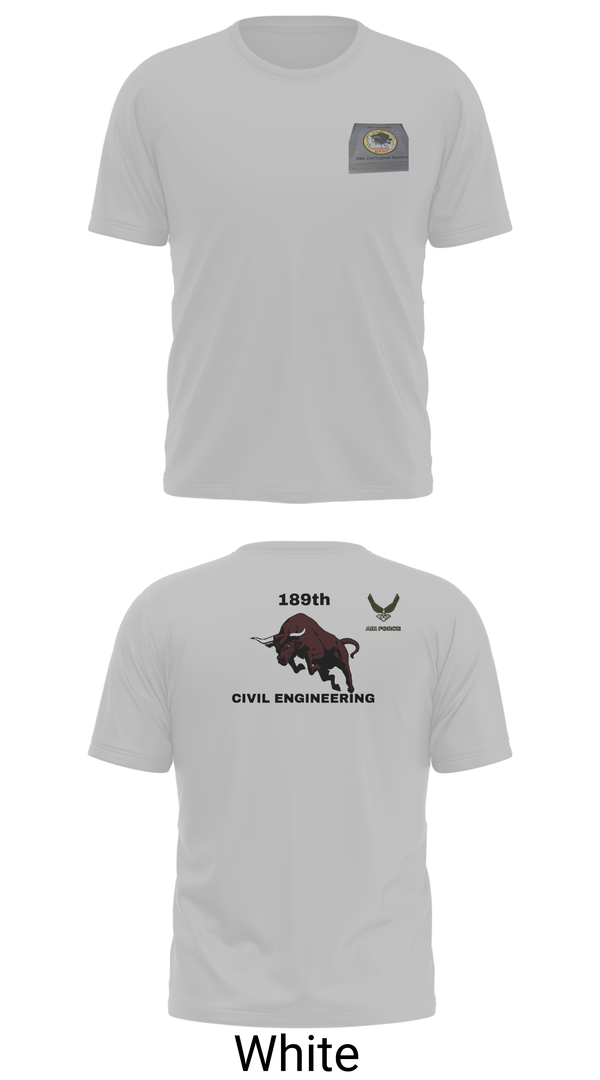 Old School Cotton Feel Shirt, 189th Civil Engineering, Air Force, Teamtime, Team time, sublimation, custom sports apparel, team uniforms, spirit wear, spiritwear, sports uniforms, custom shirts, team store, custom team store, fundraiser sports, apparel fundraiser