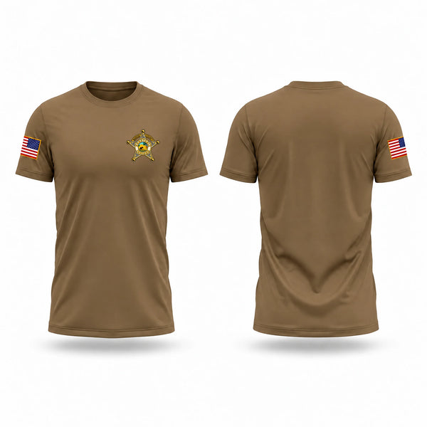 Center Township Constable Office Old School Cotton Feel Shirt - 1