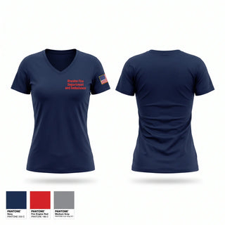 Womens Short Sleeve Vneck Shirt, Atwater Fire Department and Ambulance, EMS/EMT, Teamtime, Team time, sublimation, custom sports apparel, team uniforms, spirit wear, spiritwear, sports uniforms, custom shirts, team store, custom team store, fundraiser sports, apparel fundraiser