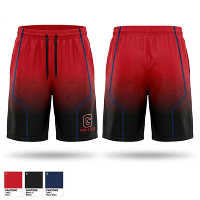 Glenwood High School Swimming Athletic Shorts With Pockets - 1