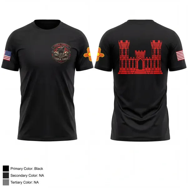 Short Sleeve Performance Shirt, 333rd Engineer Detachment, Army, Teamtime, Team time, sublimation, custom sports apparel, team uniforms, spirit wear, spiritwear, sports uniforms, custom shirts, team store, custom team store, fundraiser sports, apparel fundraiser