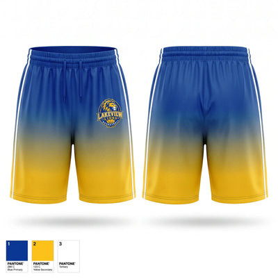 Lakeview Lions Mens Basketball Shorts - 1