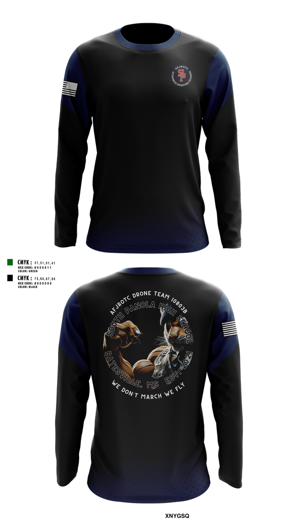 Long Sleeve Performance Shirt, AFJROTC MS-081 DRONE TEAM, , Teamtime, Team time, sublimation, custom sports apparel, team uniforms, spirit wear, spiritwear, sports uniforms, custom shirts, team store, custom team store, fundraiser sports, apparel fundraiser