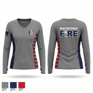 Old School Cotton Feel Shirt, Macedonia Fire Department, Fire Department, Teamtime, Team time, sublimation, custom sports apparel, team uniforms, spirit wear, spiritwear, sports uniforms, custom shirts, team store, custom team store, fundraiser sports, apparel fundraiser
