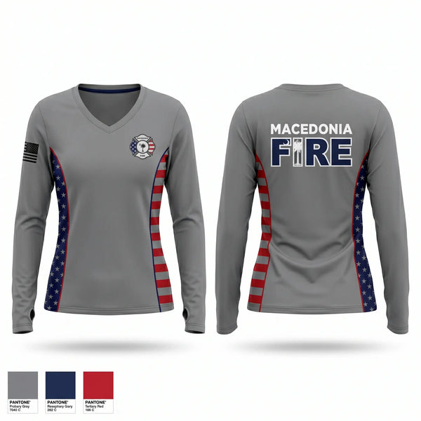 Old School Cotton Feel Shirt, Macedonia Fire Department, Fire Department, Teamtime, Team time, sublimation, custom sports apparel, team uniforms, spirit wear, spiritwear, sports uniforms, custom shirts, team store, custom team store, fundraiser sports, apparel fundraiser