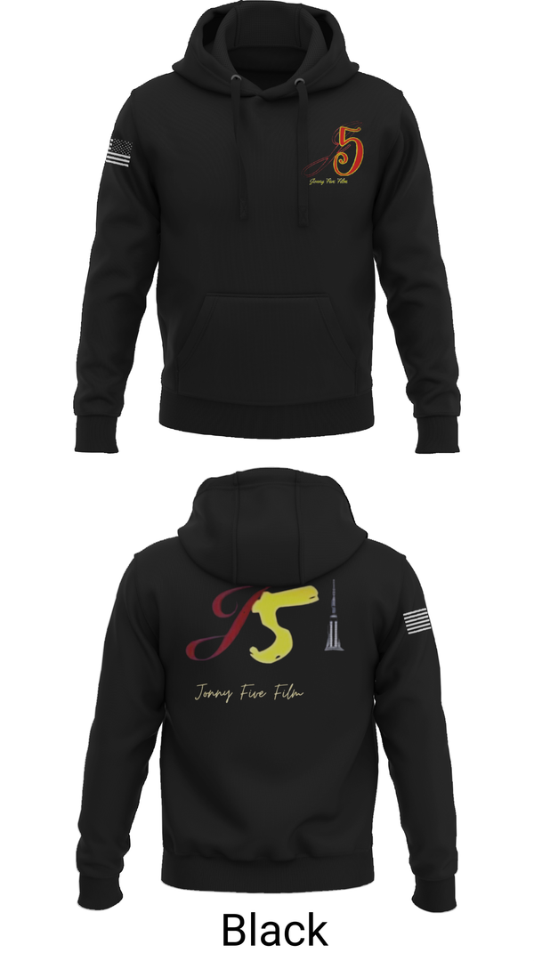Hoodie, Jonny Five Film, , Teamtime, Team time, sublimation, custom sports apparel, team uniforms, spirit wear, spiritwear, sports uniforms, custom shirts, team store, custom team store, fundraiser sports, apparel fundraiser