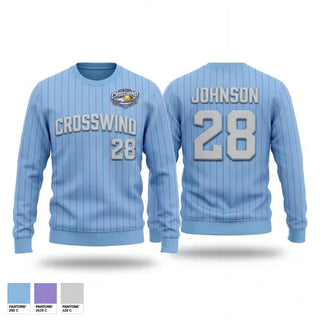 Crew Neck Sweatshirt, SW Kansas Crosswind, Softball, Teamtime, Team time, sublimation, custom sports apparel, team uniforms, spirit wear, spiritwear, sports uniforms, custom shirts, team store, custom team store, fundraiser sports, apparel fundraiser