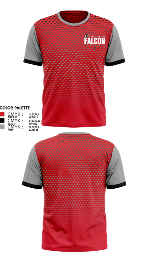 Short Sleeve Performance Shirt, Soutch Central High School Falcons, Wrestling, Teamtime, Team time, sublimation, custom sports apparel, team uniforms, spirit wear, spiritwear, sports uniforms, custom shirts, team store, custom team store, fundraiser sports, apparel fundraiser