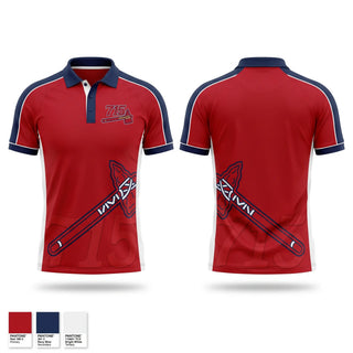 Short Sleeve Performance Polo, 715 Hammers, Baseball, Teamtime, Team time, sublimation, custom sports apparel, team uniforms, spirit wear, spiritwear, sports uniforms, custom shirts, team store, custom team store, fundraiser sports, apparel fundraiser