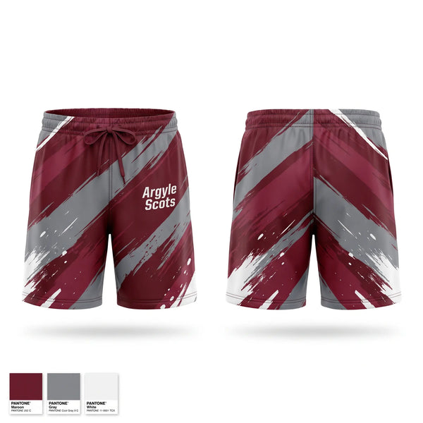 Athletic Shorts With Pockets, Argyle Scots, Men's Basketball, Teamtime, Team time, sublimation, custom sports apparel, team uniforms, spirit wear, spiritwear, sports uniforms, custom shirts, team store, custom team store, fundraiser sports, apparel fundraiser