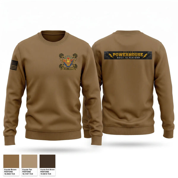 Crew Neck Sweatshirt, 59th Ordnance Brigade, Army, Teamtime, Team time, sublimation, custom sports apparel, team uniforms, spirit wear, spiritwear, sports uniforms, custom shirts, team store, custom team store, fundraiser sports, apparel fundraiser